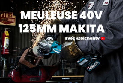 Pause Café : Meuleuse Ø 125 mm 40 V max / 4 Ah MAKITA GA029GM201
