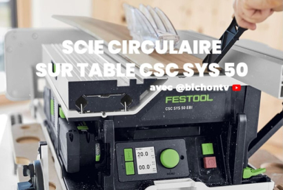 La Scie circulaire sur table sans fil CSC SYS 50 EBI-Basic FESTOOL 576820