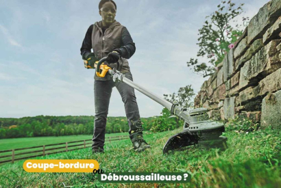 Coupe-bordure vs débroussailleuse