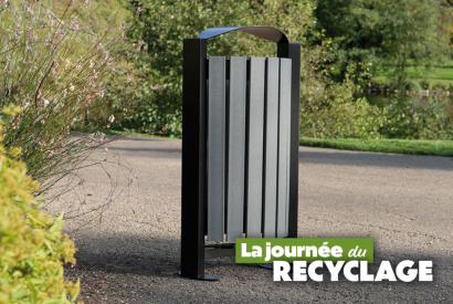 Journée du Recyclage : Gérez votre tri des déchets avec nos poubelles pratiques.