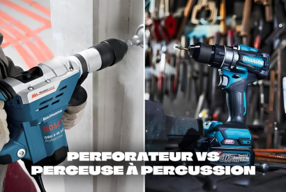 Perforateur vs Perceuse à percussion : lequel choisir pour vos travaux ?